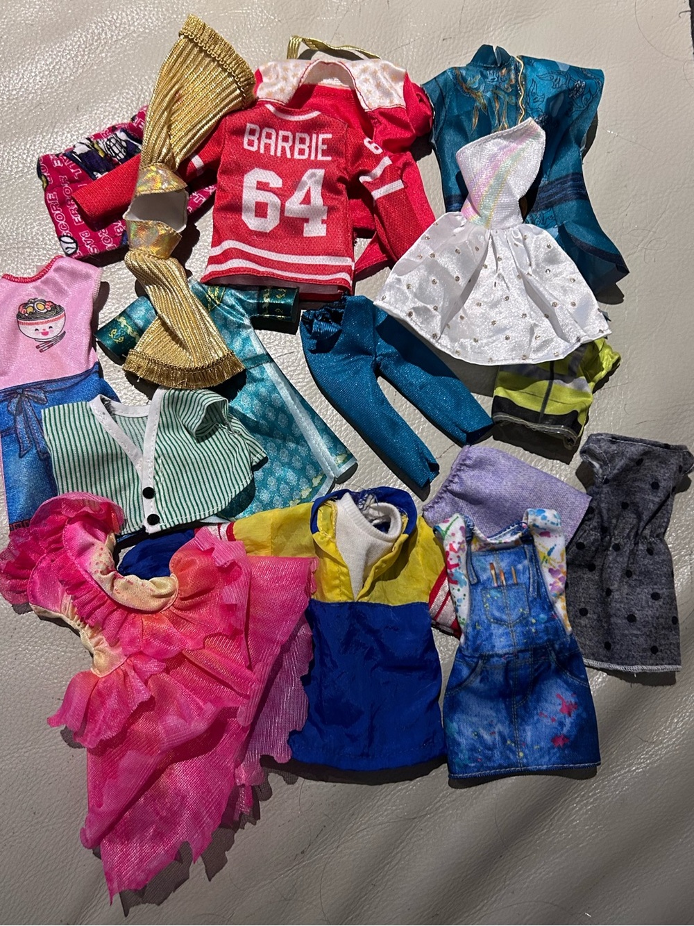 Barbie Ken and other fashion doll clothes modern and vintage lot TLC